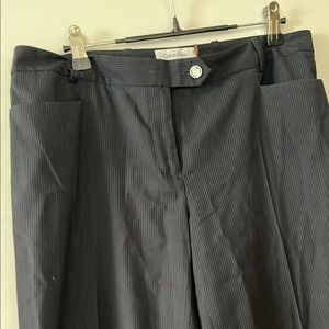 Calvin Klein Gray Pinstripe Pants